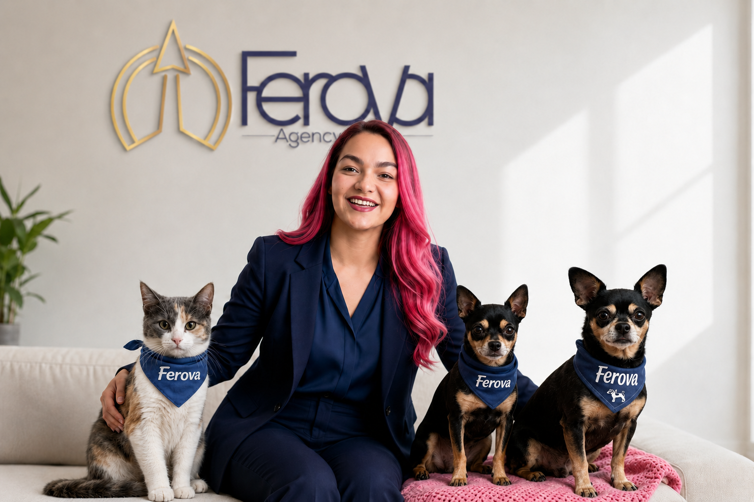 María Fer in a Ferova workspace